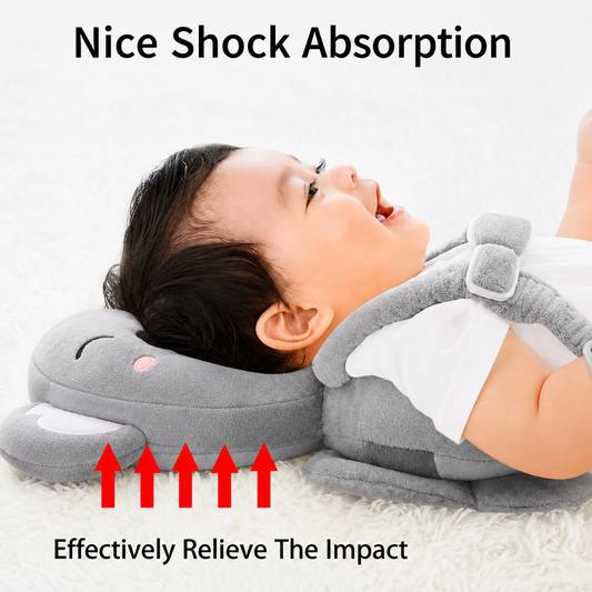 Baby Head Protector Backpack β Racoon Design
