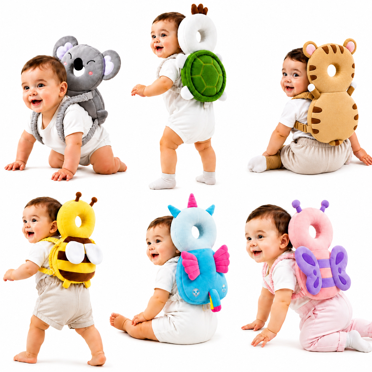 Baby Head Protector Backpack - Cute Designs