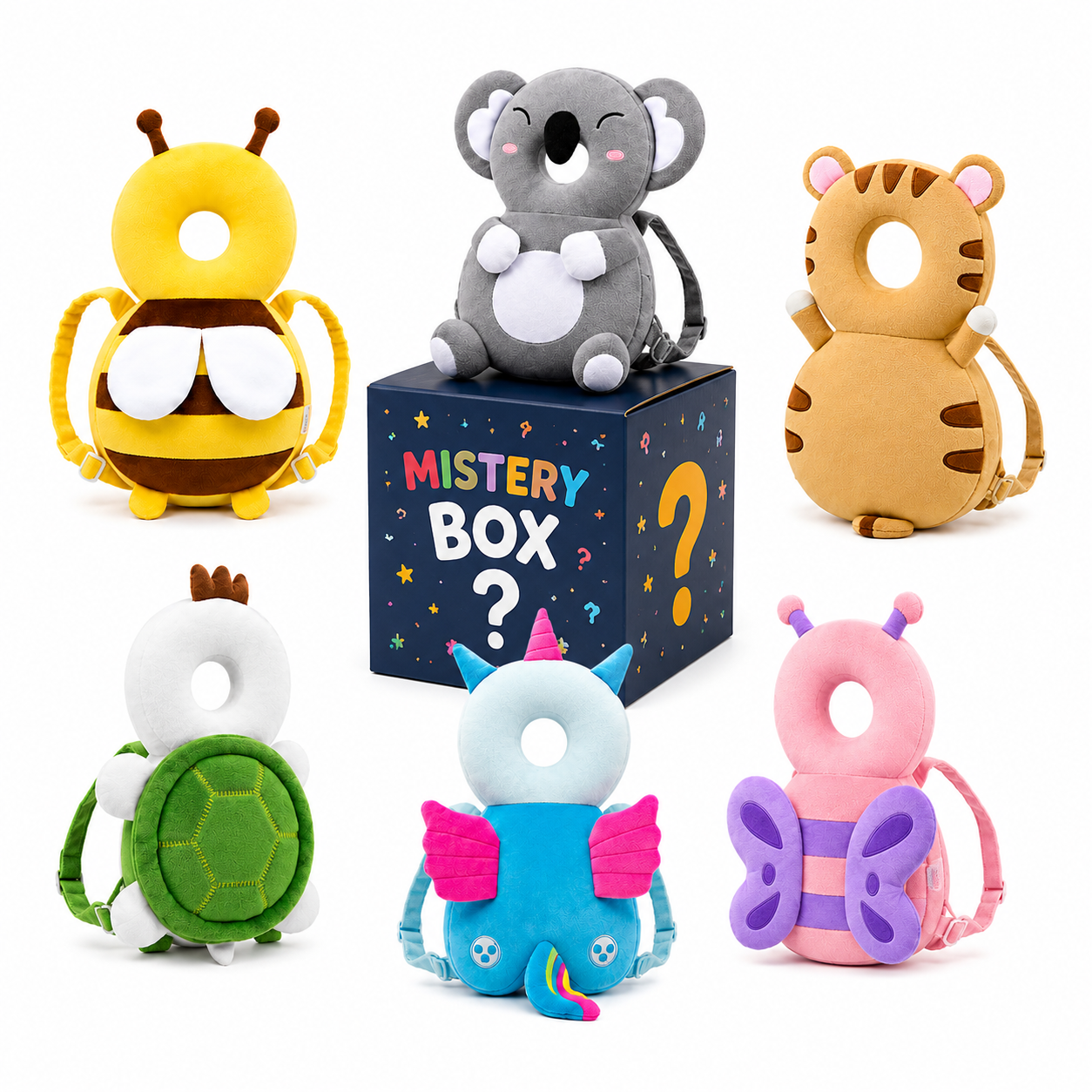 Baby Head Protector Backpack - Cute Designs