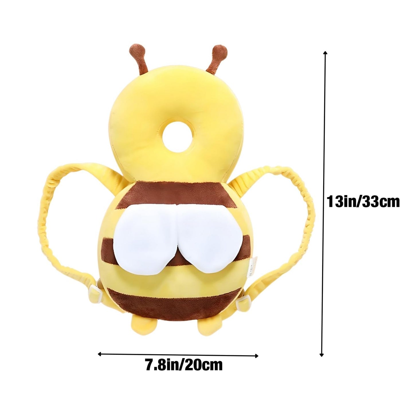 Baby Head Protector Backpack - Bee Design