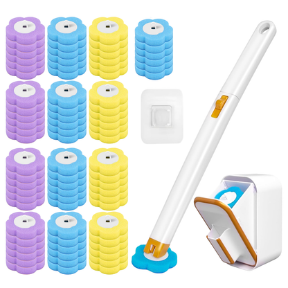 Disposable Toilet Brush Set For Hygienic Bathroom Cleaning