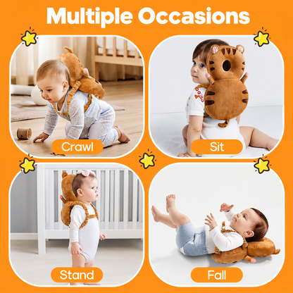 Baby Head Protector Backpack – Tiger Design