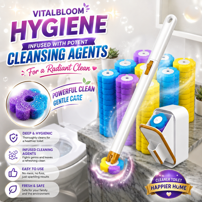 Disposable Toilet Brush Set For Hygienic Bathroom Cleaning