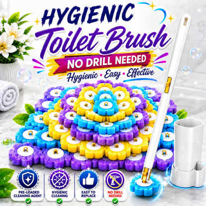 Disposable Toilet Brush Set For Hygienic Bathroom Cleaning
