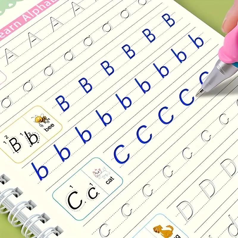 Magic Reusable Writing Workbook Set | Kids Handwriting & Tracing Practice | Early Learning Kit