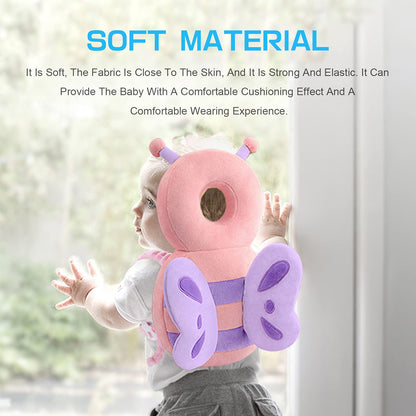 Baby Head Protector Backpack - Butterfly Design