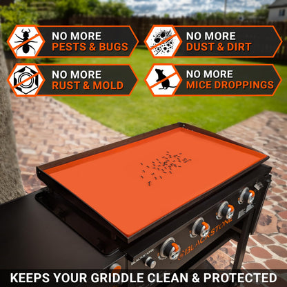 36" Blackstone Silicone Griddle Cover Mat – Heavy Duty Rust Protection