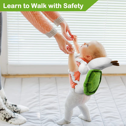 Baby Head Protector Backpack – Turtle Design