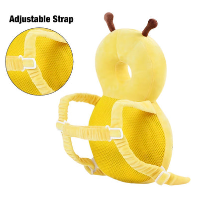 Baby Head Protector Backpack - Bee Design