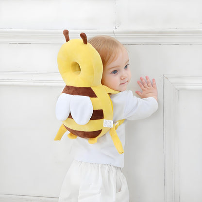Baby Head Protector Backpack - Bee Design