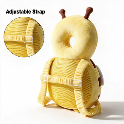Baby Head Protector Backpack – Bee Design