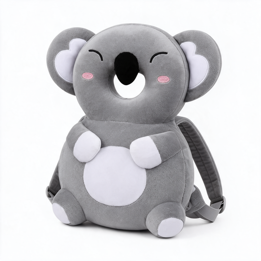Baby Head Protector Backpack – Raccoon Design