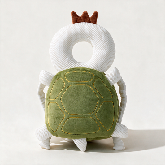 Baby Head Protector Backpack – Cute Turtle Design