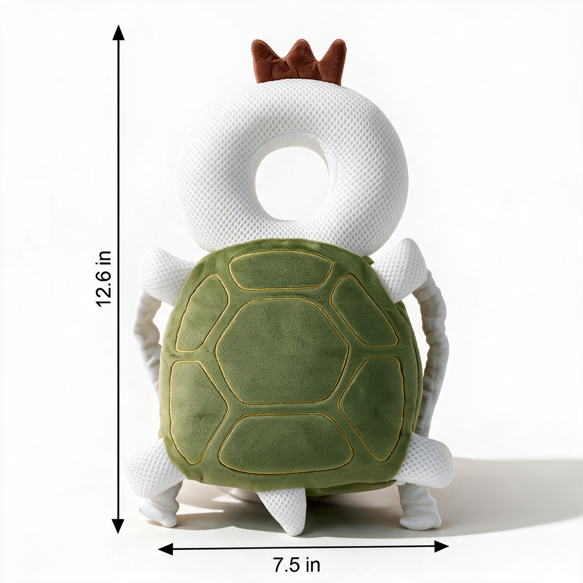 Baby Head Protector Backpack – Cute Turtle Design