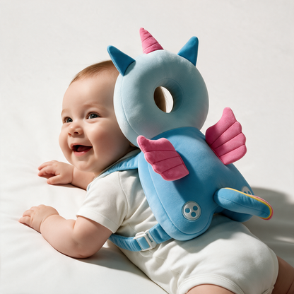 Baby Head Protector Backpack – Cute Unicorn Design